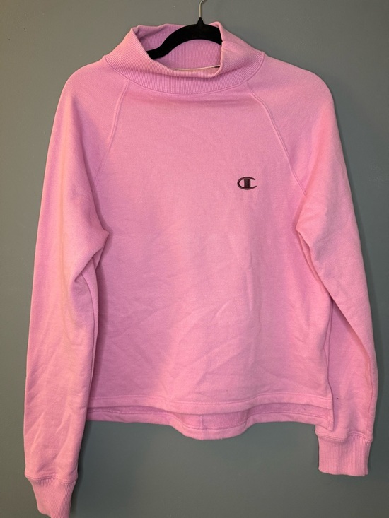 Champion Tops - Champion Light Pink Mockneck Pullover Sweatshirt